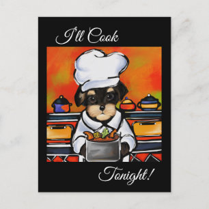 YORKIE POO POSTKARTE