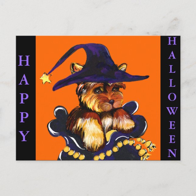 YORKIE POO POSTKARTE (Vorderseite)