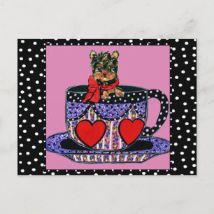 Yorkie Poo Postkarte