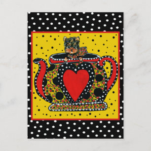 Yorkie Poo Postkarte