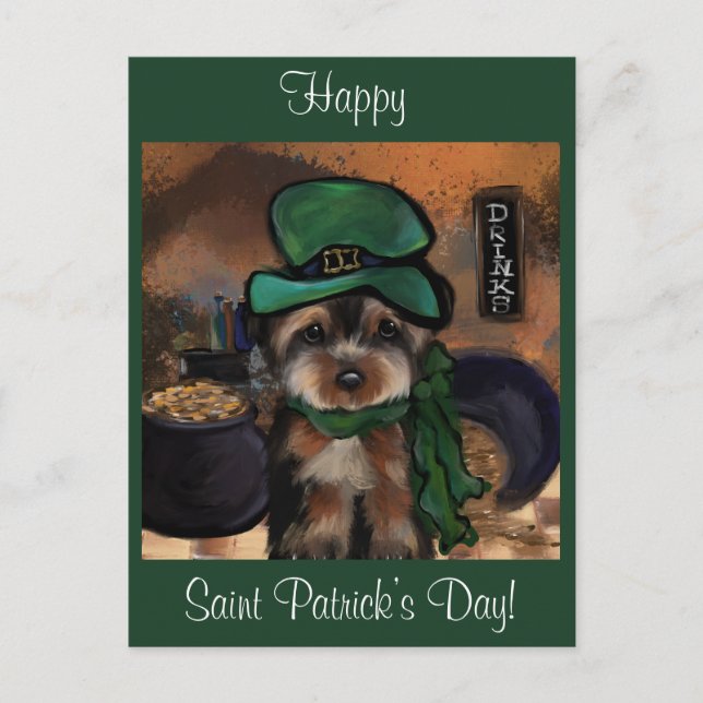 Yorkie Poo Postkarte (Vorderseite)