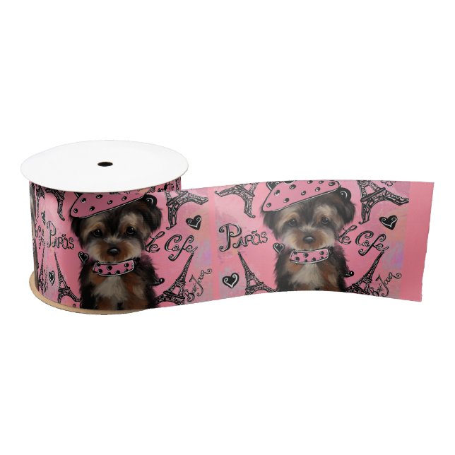 YORKIE POO SATINBAND (Spule)