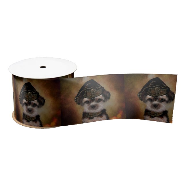 Yorkie Poo Satinband (Spule)