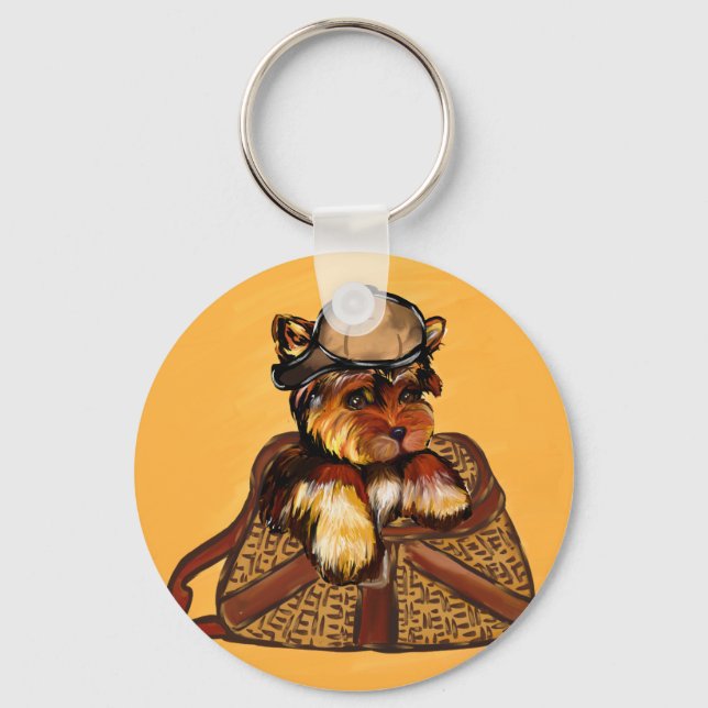 YORKIE POO SCHLÜSSELANHÄNGER (Vorderseite)