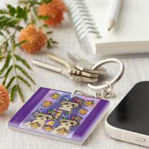 YORKIE POO SCHLÜSSELANHÄNGER