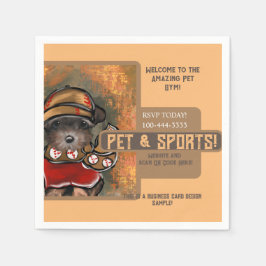 Yorkie Poo Serviette