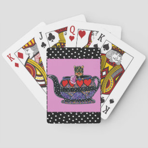 Yorkie Poo Spielkarten