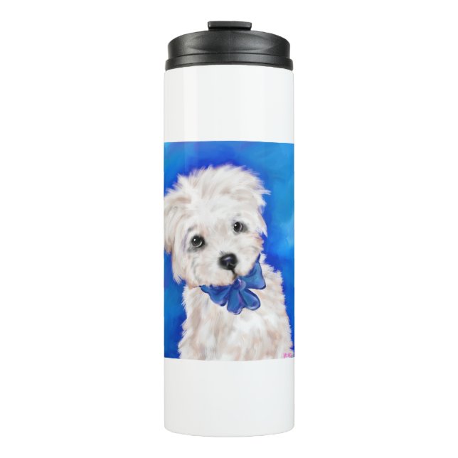 YORKIE POO THERMOSBECHER (Vorderseite)