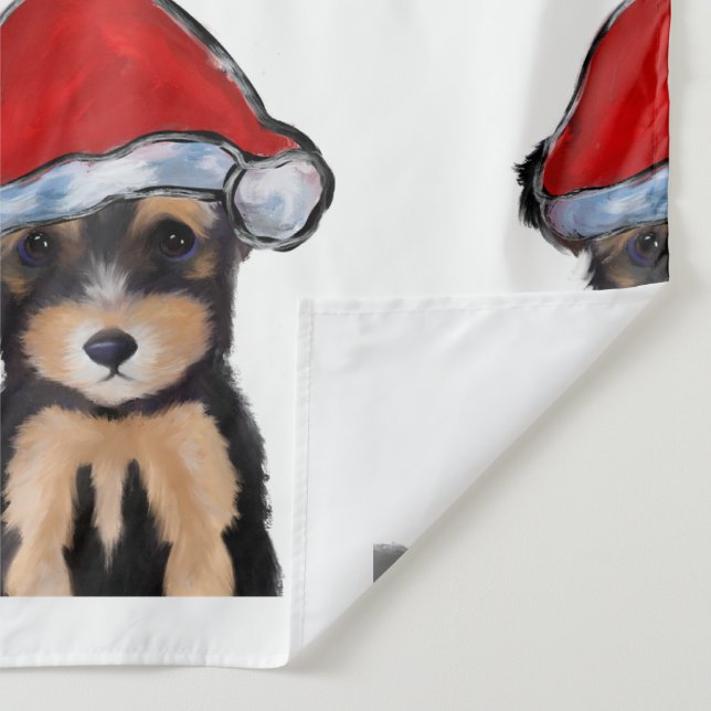 Yorkie Poo Wandteppich (Detail)