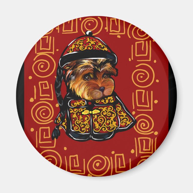 Yorkie Poo Year of the Dog Magnet (Vorne)