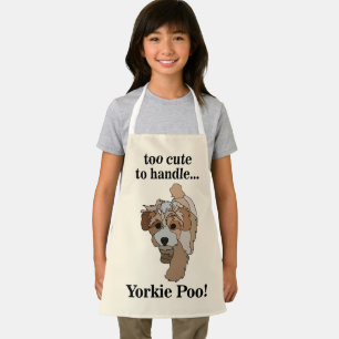 Yorkie Poo Yorkipoo Süßer Hund Kinder Schürze