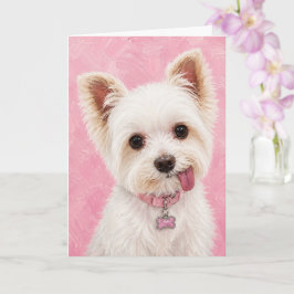 Yorkie Rainbow Bridge Beileidskarte Karte