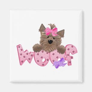 Yorkie Schuss Magnet