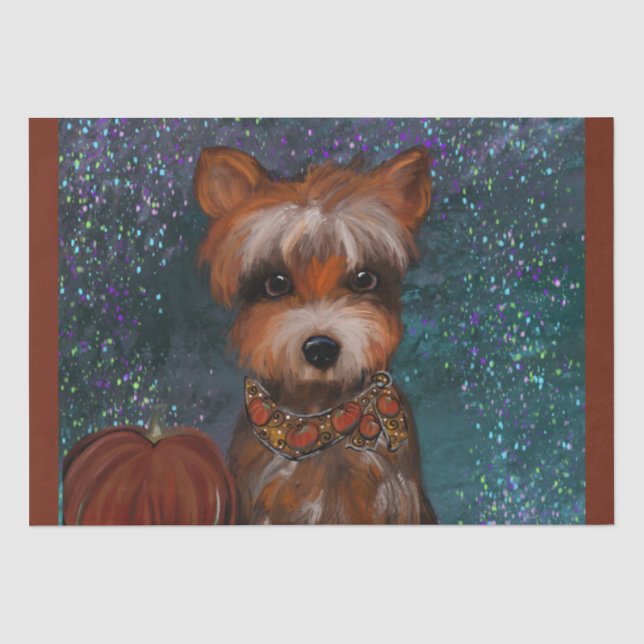 YORKIE SEIDENPAPIER (Vorderseite)