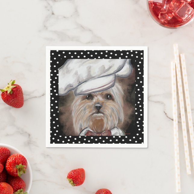 Yorkie Serviette (Beispiel)