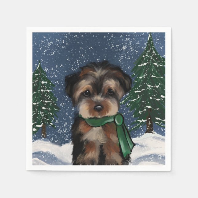 YORKIE SERVIETTE (Vorderseite)
