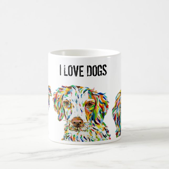 Yorkie Spaniel Shih Tzu Liebe Hunde Tasse (Mittel)