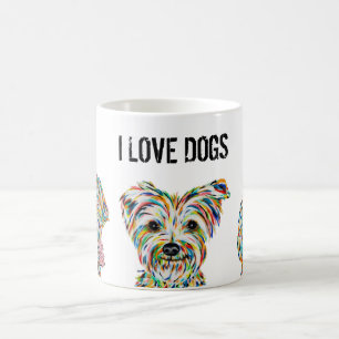 Yorkie Terrier Bichon Cockapoo Liebe Hunde Tasse