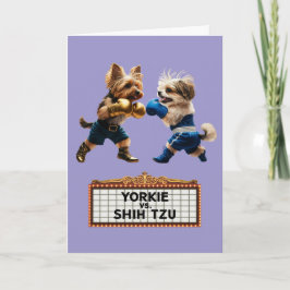 Yorkie vs. Shih Tzu Card Karte