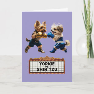 Yorkie vs. Shih Tzu Card Karte