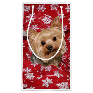 Yorkie Weihnachten Kleine Geschenktüte