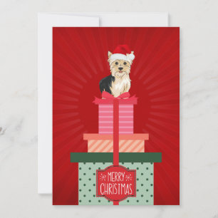 Yorkie Weihnachtsgeschenke Frohe Weihnachten Hund 