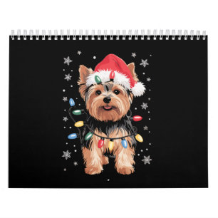 Yorkie Weihnachtshund Lang Xmas Geschenk Kalender
