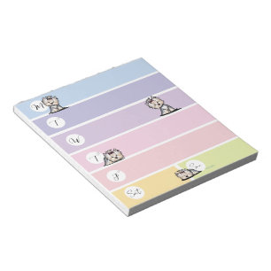 Yorkie-Wochenplaner-Notizblock Notizblock