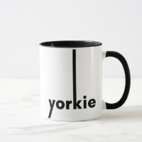 Yorkie Yorkshire Terrier Einfacher Hundeliebhaber