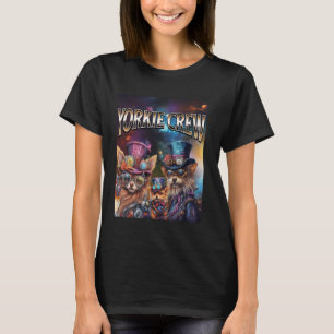 Yorkie Yorkshire Terrier Yorkie Liebhaber Steam Pu T-Shirt