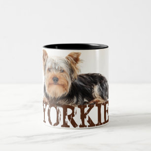 Yorkie Zweifarbige Tasse