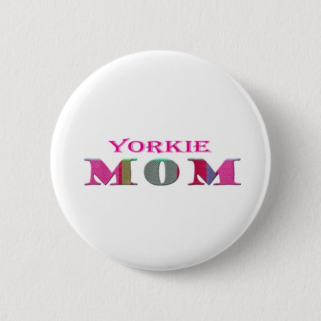 YorkieMom Button (Vorderseite)