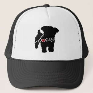 Yorkiepoo (Yorkie/Pudel) Liebe Truckerkappe
