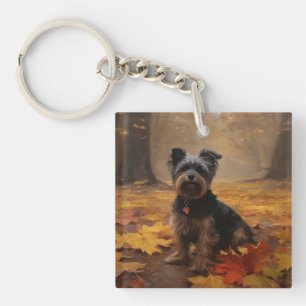 Yorkipoo à l'automne Feuilles automne Inspire