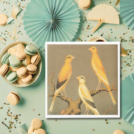 YORKSHIRE CANARIES SERVIETTE