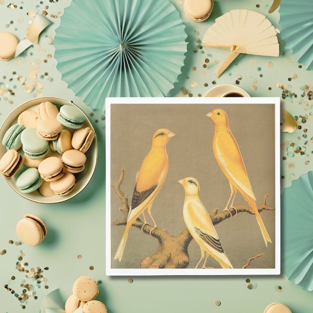 YORKSHIRE CANARIES SERVIETTE (Von Creator hochgeladen)