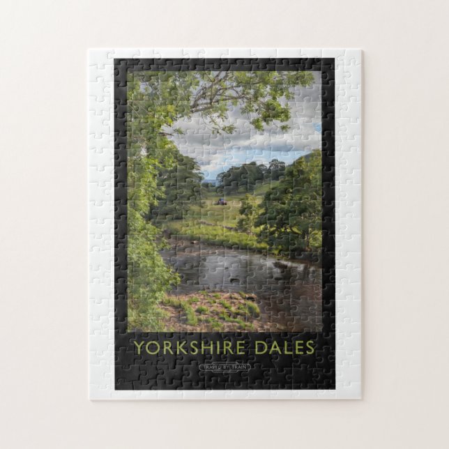 Yorkshire Dales Eisenbahnplakat (Vertikal)