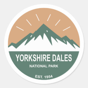 Yorkshire Dales National Park Runder Aufkleber