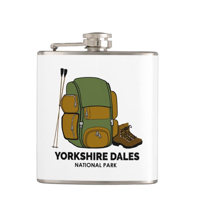 Yorkshire Dales Nationalpark - Backpack Flachmann (Vorderseite)