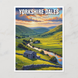 Yorkshire Dales Nationalpark England Reise Postkarte
