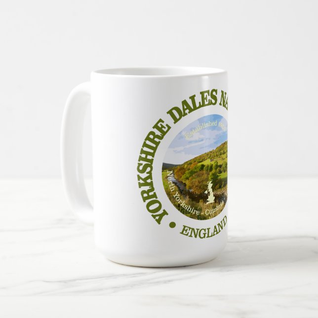 Yorkshire Dales NP Kaffeetasse (Vorderseite Links)