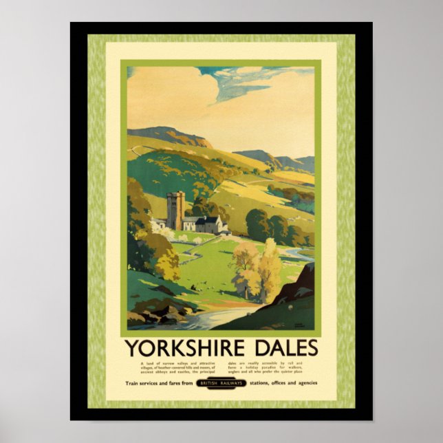 Yorkshire Dales Travel Poster (Vorne)