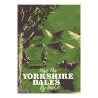 Yorkshire Dales Vintages Reiseplakat Leinwand