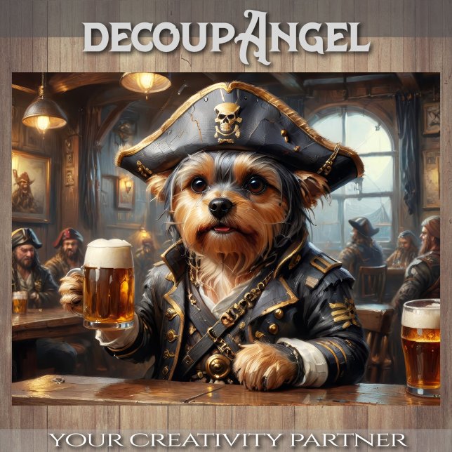 Yorkshire Drinking Beer in Pirate's Den Seidenpapier (Von Creator hochgeladen)