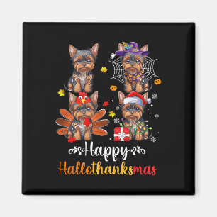 Yorkshire Halloween Frohe Weihnachtsfeier Hallotha Magnet
