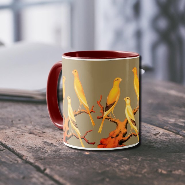 Yorkshire Kanarienvögel Tasse (Von Creator hochgeladen)