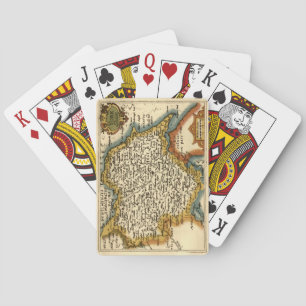 Yorkshire Landkreis England Altes Antiquariat Atla Spielkarten