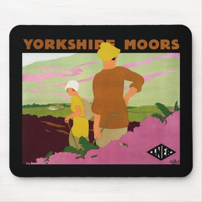 Yorkshire Moors Mousepad (Vorne)