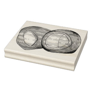 Yorkshire Pudding England UK British Food Popover Gummistempel