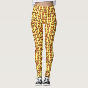Yorkshire Pudding Sunday Roast UK British Food Leggings